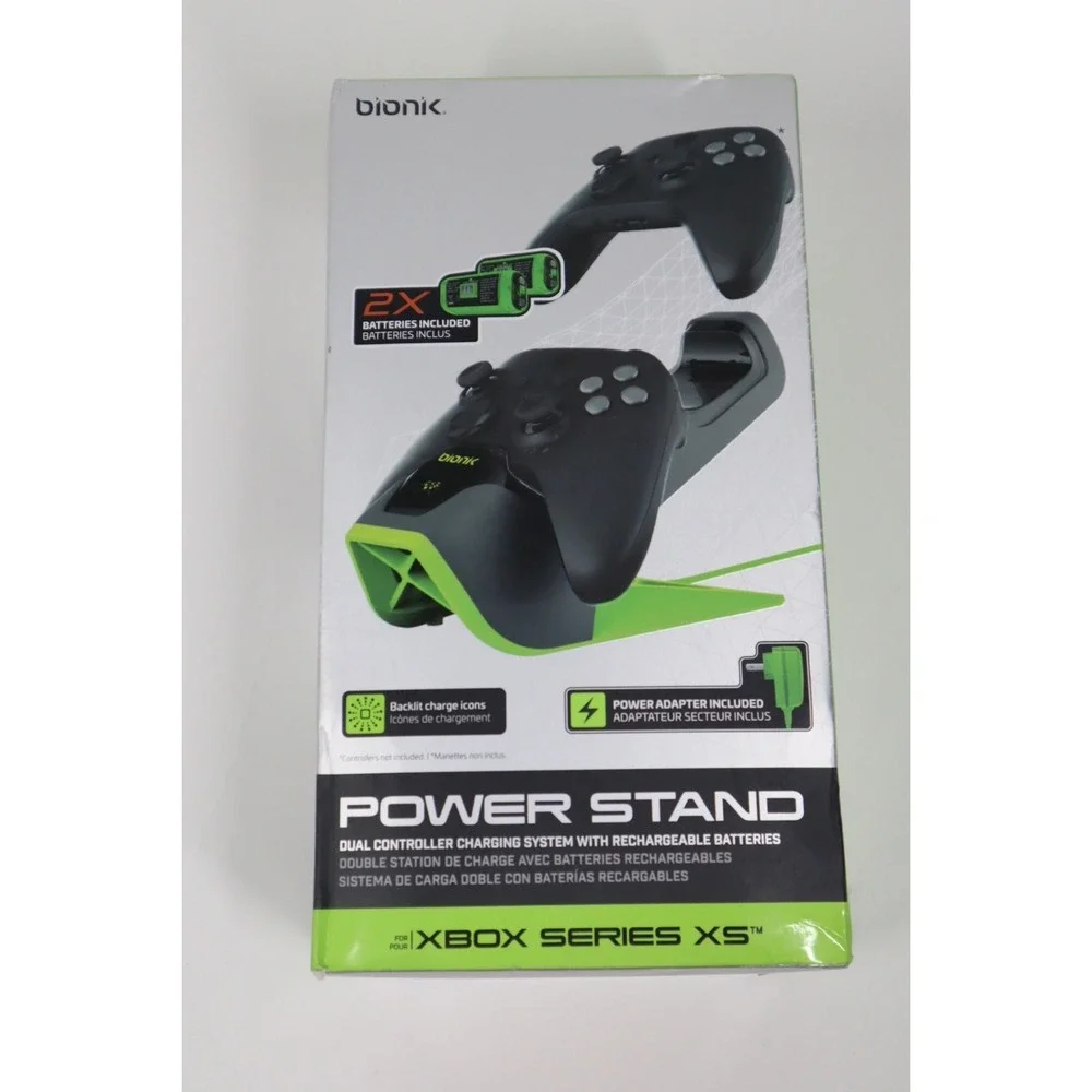 Bionik BNK-9070 Xbox Series X/S Power Stand - Dual Battery and‎ Charging System